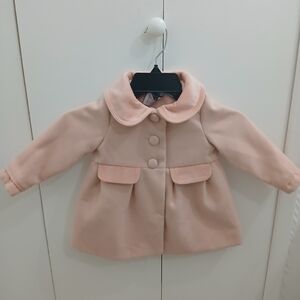 cupcakes & cashmere Toddler Pink Pea Coat